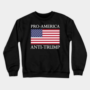 Pro-America -Trump American Usa Flag Resist Crewneck Sweatshirt